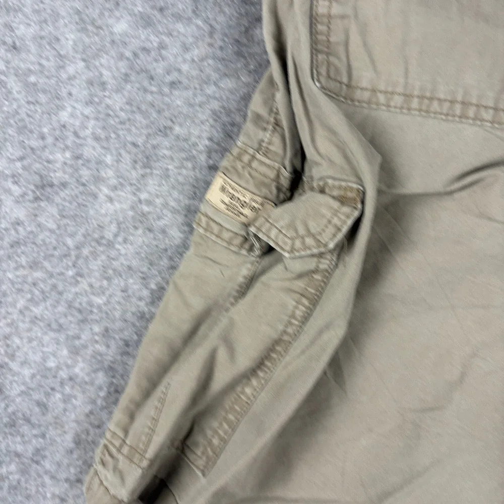 Wrangler‎ Cargo Shorts Mens 34 NW912BY Khaki Tan Cotton Utility Workwear